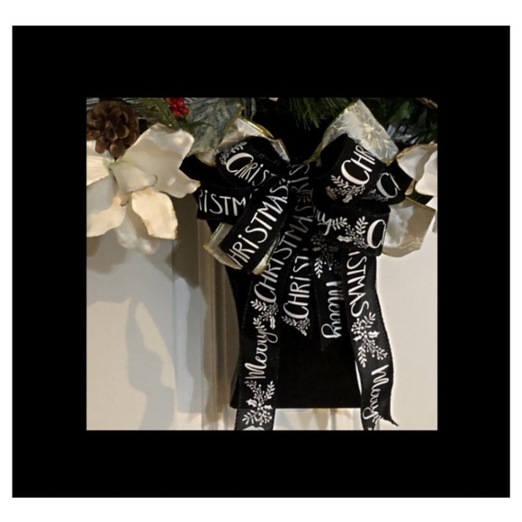 Black and White Arrangement in a Metal French Style  Container. - Picture 3 of 4